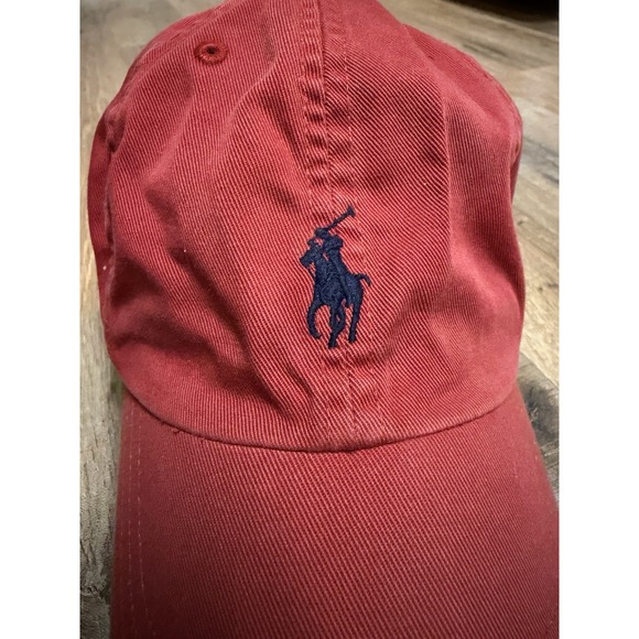 Vintage Polo Ralph Lauren Hat Cap Pony Leather Strap Old Money Quiet Luxury Y2K - Picture 6 of 8